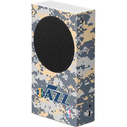 NBA Utah Jazz Grey Digi Camo Xbox Series S Console Skin